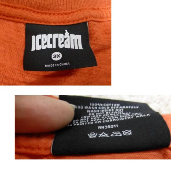 Ice Cream Embroidered Red T-Shirt - Picture 4 of 9